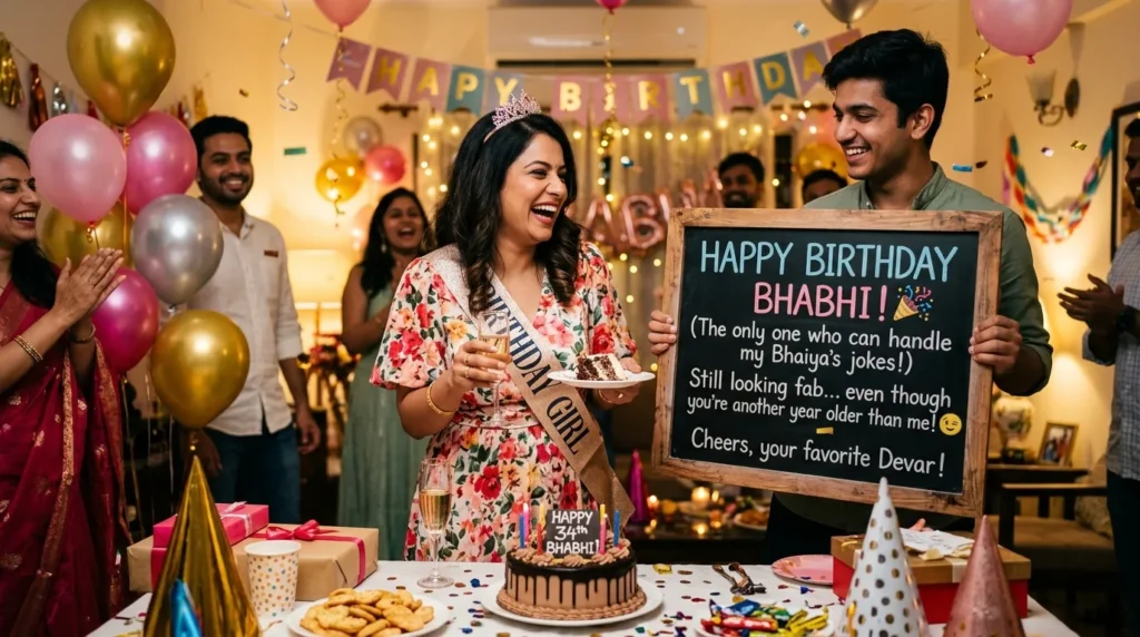 Funny Birthday Wishes for Bhabhi