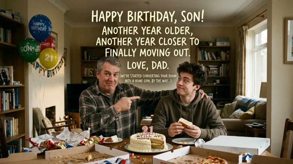 Funny Birthday Wishes for Son From Father