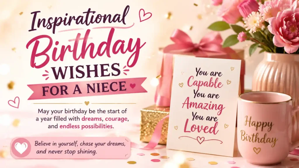 Inspirational Birthday Wishes for a Niece