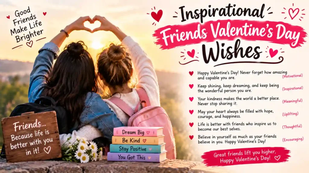 Inspirational Friends Valentine's Day Wishes