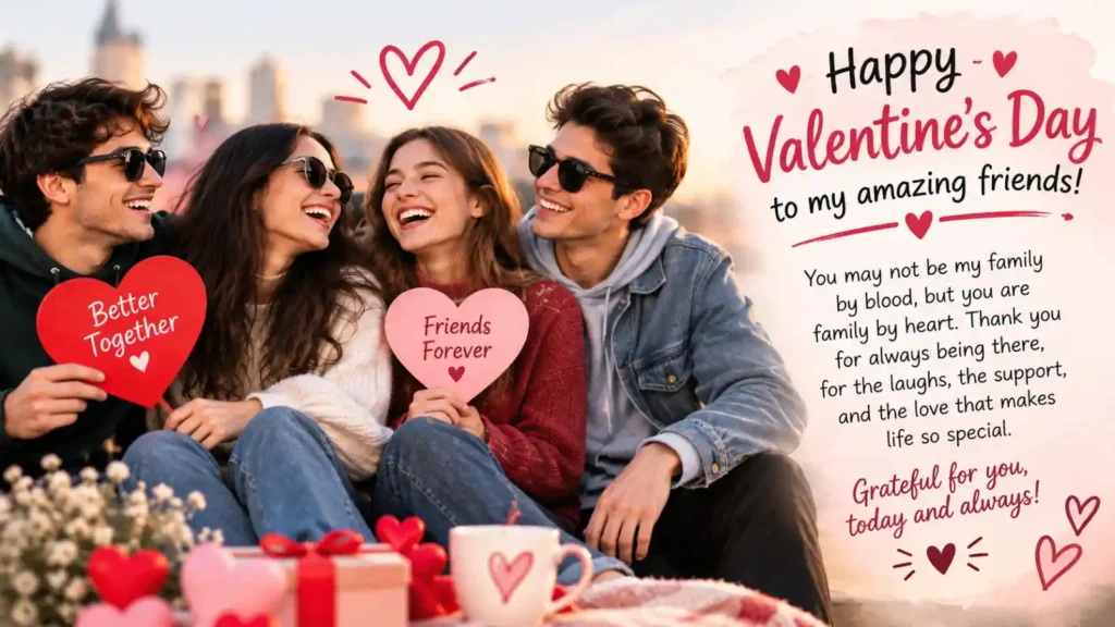 Unique Friends Valentine's Day Wishes