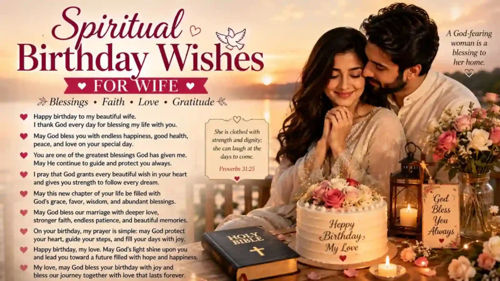 Spiritual Birthday Wishes for Wife
