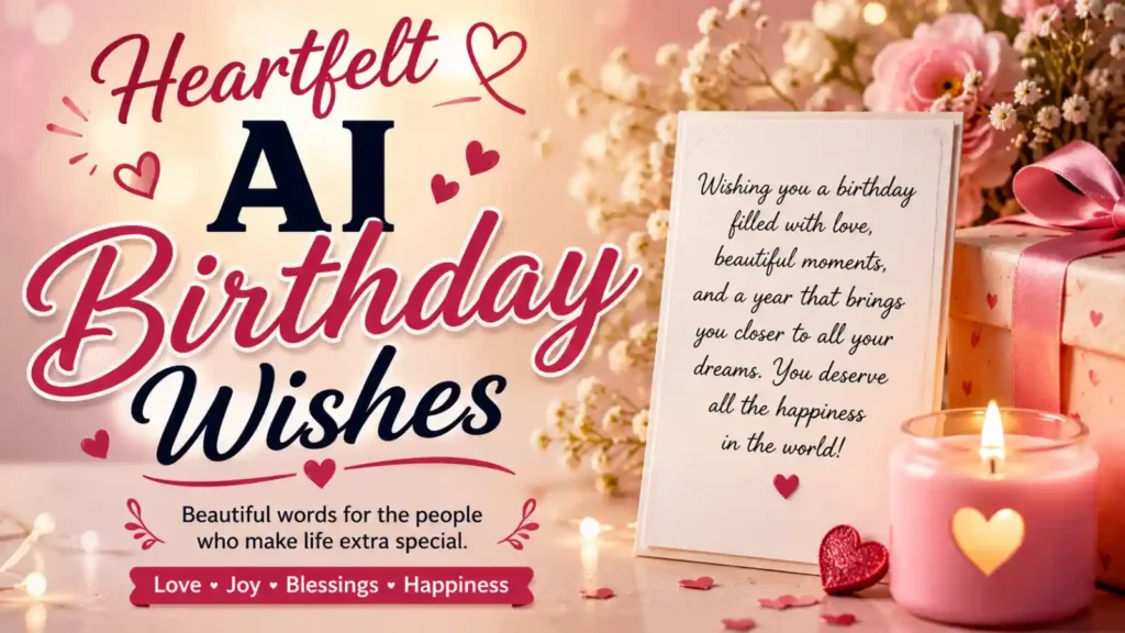  Heartfelt AI Birthday Wishes