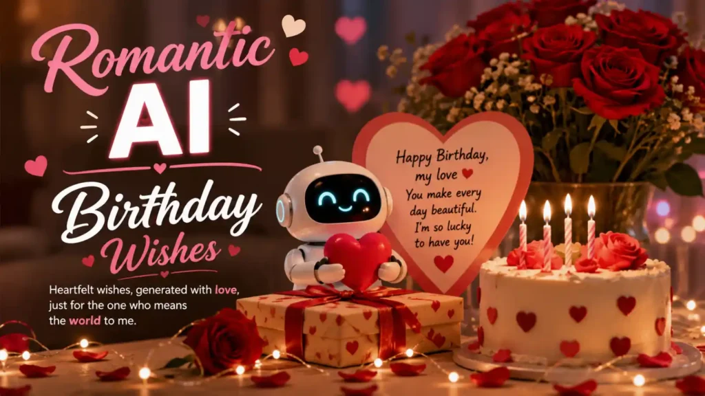  Romantic AI Birthday Wishes