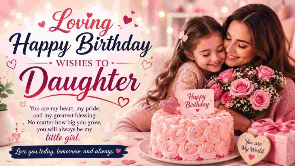  Loving Happy Birthday Wishes to Daughter