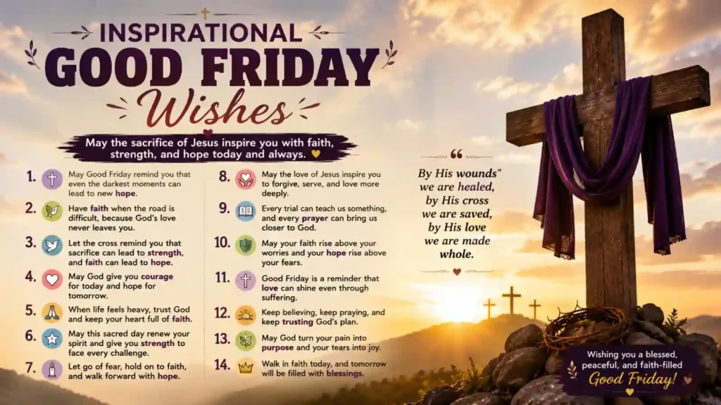 Inspirational Good Friday Wishes