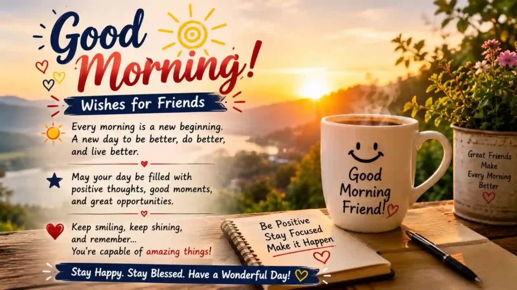 Inspirational Good Morning Wishes for Friends