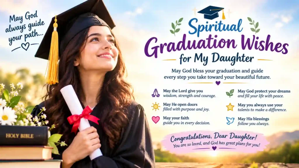 Spiritual Graduation Wishes for Daughter