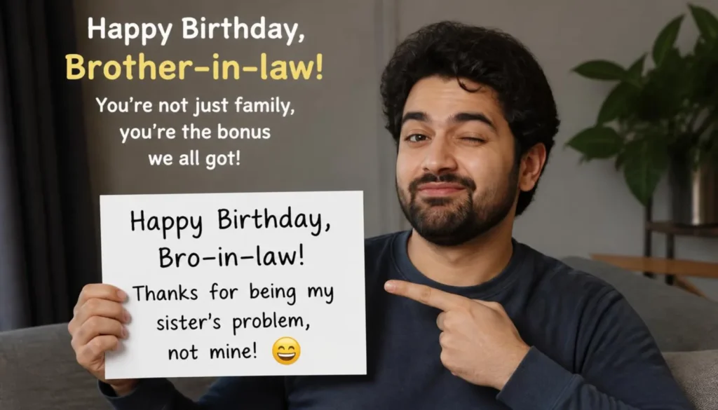 Funny Brother in Law Birthday Wishes