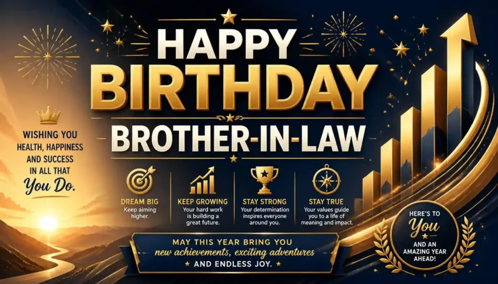  Inspirational Brother in Law Birthday Wishes