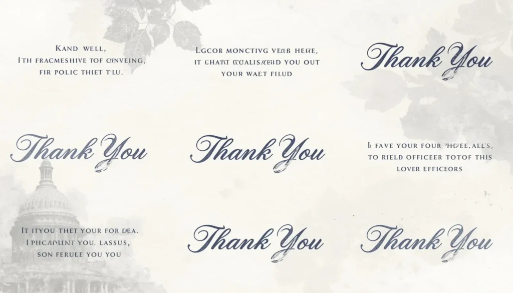Heartfelt Thank You Messages for Police Officer