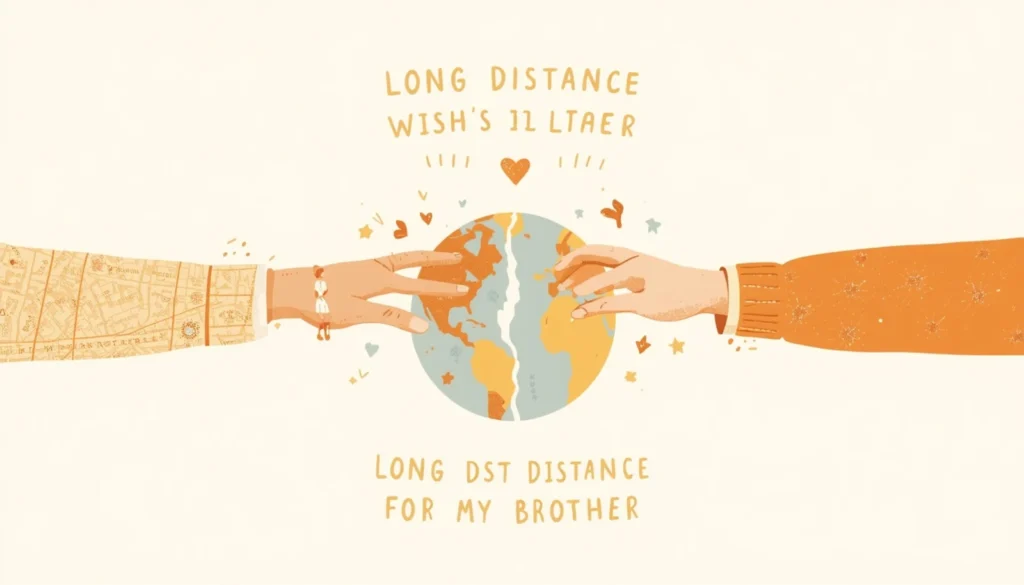 Heartfelt Long Distance Birthday Wishes for Your Brother