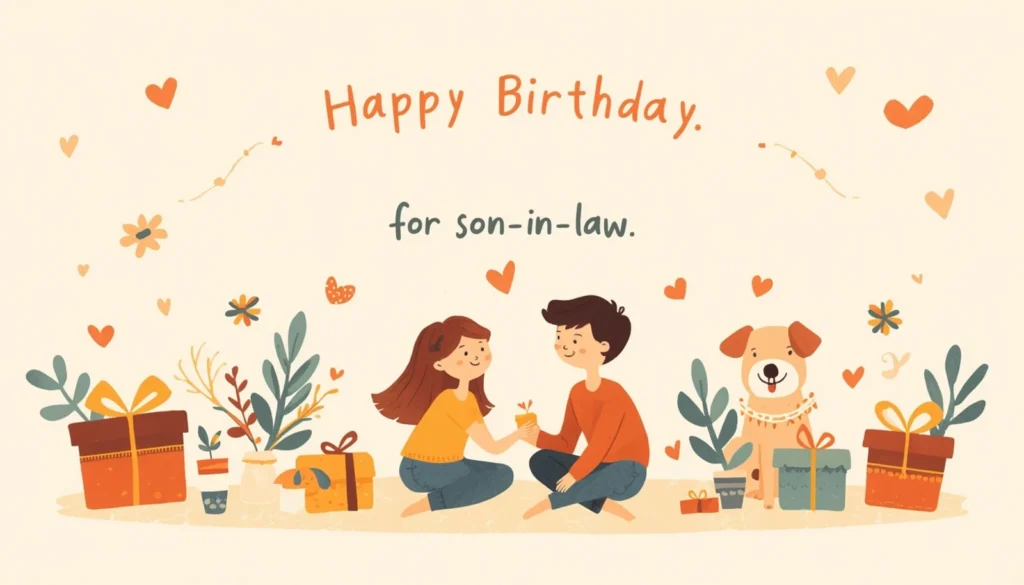 Loving Birthday Wishes for Son-in-Law