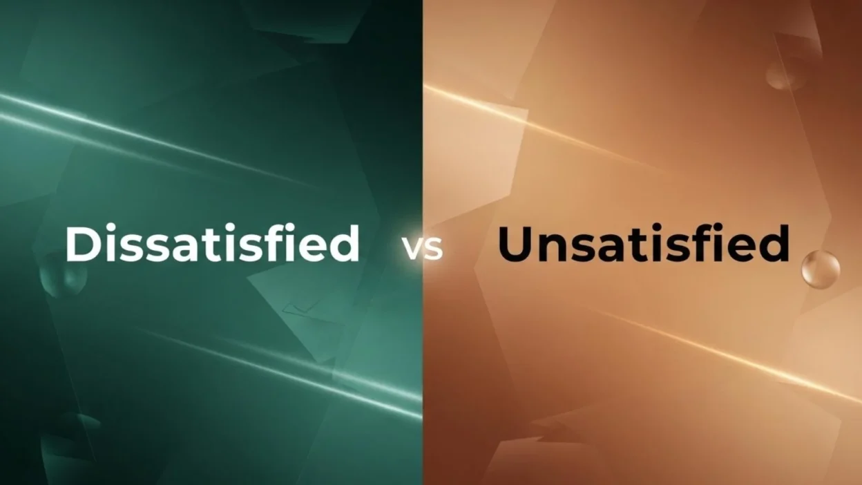 Dissatisfied or Unsatisfied