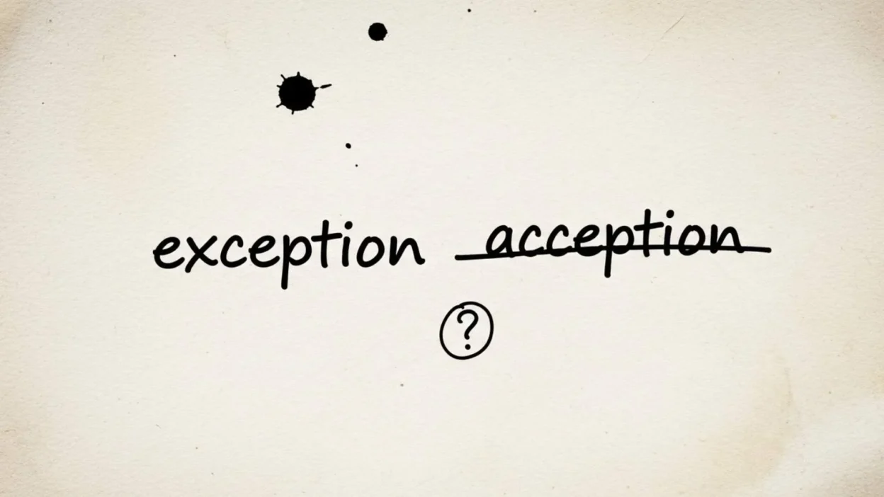exception or acception