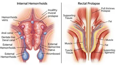 hemorrhoids or prolapse