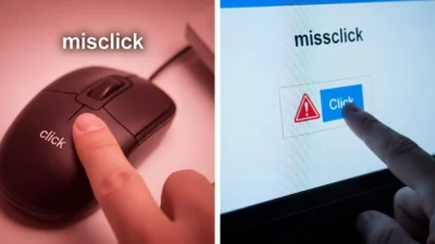misclick or missclick