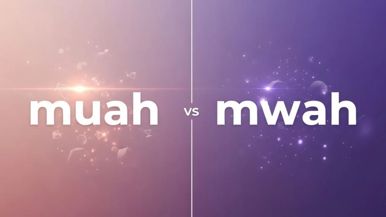 muah or mwah