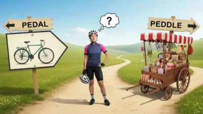 pedal or peddle