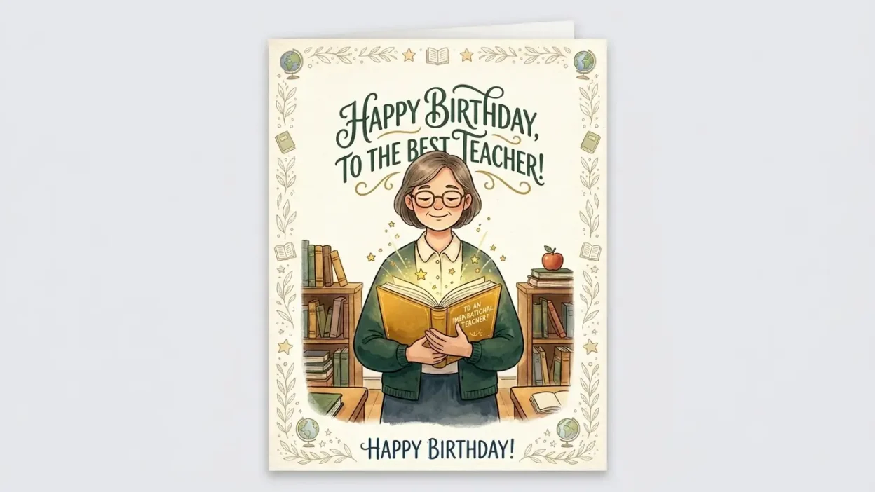 Heart Touching Birthday Wishes for Teacher