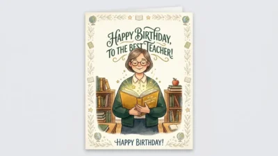 Heart Touching Birthday Wishes for Teacher