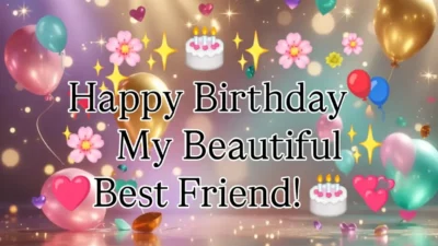 Birthday Wishes for Best Friend Girl with Emojis