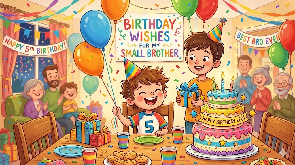 Birthday Wishes for Small Brother