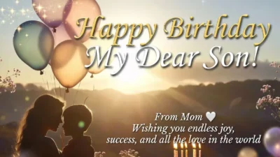 Happy Birthday Wishes for Son From Mother
