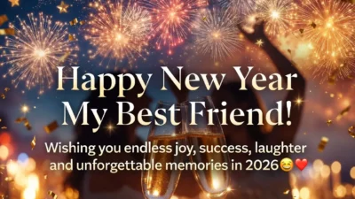 New Year Wishes for Best Friend