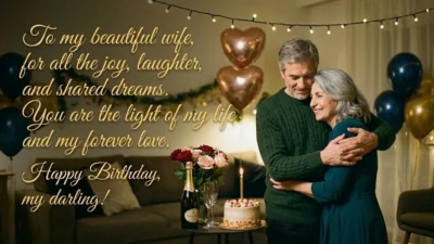 Romantic Birthday Wishes for Wife