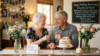 Wedding Anniversary Wishes for Parents