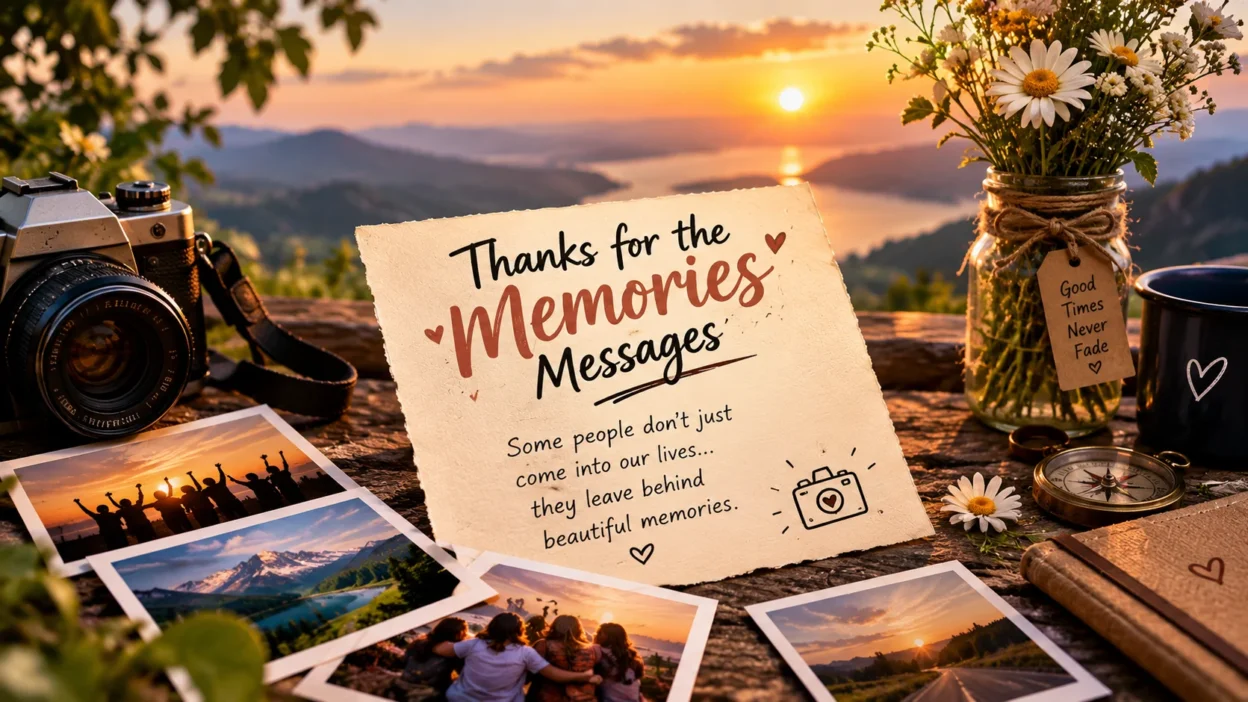 Thanks for the Memories Messages