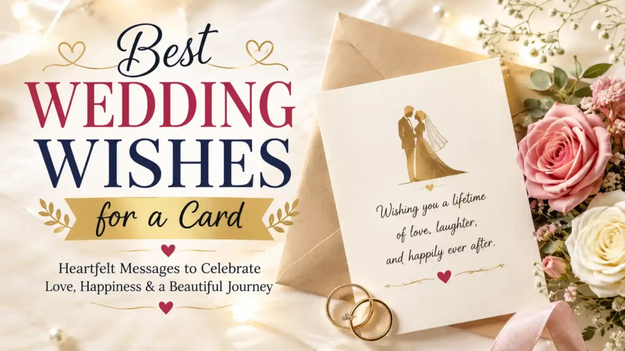 Best Wedding Wishes for a Card