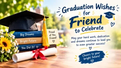 Graduation Wishes for Friend to Celebrate