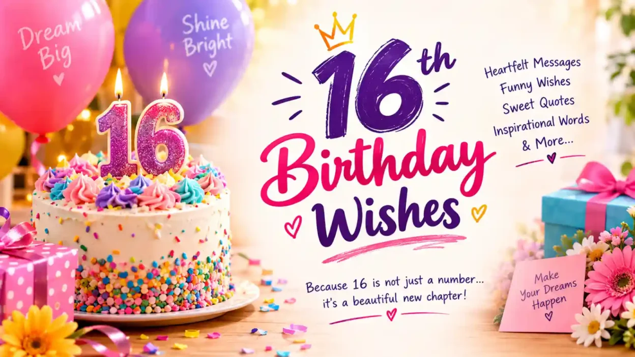 16th Birthday Wishes