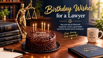 Birthday Wishes for a Lawyer