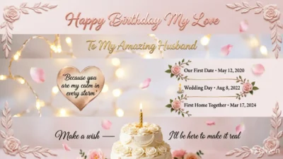 Romantic Birthday Wishes for Husband